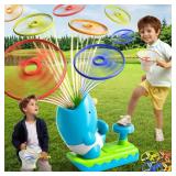 KukuFun Summer Outdoor Toys for Kids Boys Ages 3-5 4-8, Flying Disc Launcher Outside Toys Gifts for 3 4 5 6 7 8 Year Old, Ideas Outside Outdoor Play Set for Kids Toddlers Boys Ages 3-5 6-8 5-7 - Retai KukuFun Summer Outdoor Toys for Kids Boys Ages 3-5 4-8, Flying Disc Launcher Outside Toys Gifts for 3 4 5 6 7 8 Year Old, Ideas Outside Outdoor Play Set for Kids Toddlers Boys Ages 3-5 6-8 5-7 - Retai