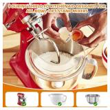 Pouring Shield and Flat Beater for Kitchenaid, Fit 4.5-5Qt Tilt-Head Stand Mixers, Clear Safety Pouring Shield, Flat Beater Replacement, For Kitchen Aid Accessories and Attachments - Retail: $5 Pouring Shield and Flat Beater for Kitchenaid, Fit 4.5-5Qt Tilt-Head Stand Mixers, Clear Safety Pouring Shield, Flat Beater Replacement, For Kitchen Aid Accessories and Attachments - Retail: $5