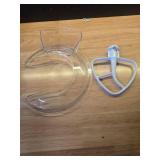 Pouring Shield and Flat Beater for Kitchenaid, Fit 4.5-5Qt Tilt-Head Stand Mixers, Clear Safety Pouring Shield, Flat Beater Replacement, For Kitchen Aid Accessories and Attachments - Retail: $5 Pouring Shield and Flat Beater for Kitchenaid, Fit 4.5-5Qt Tilt-Head Stand Mixers, Clear Safety Pouring Shield, Flat Beater Replacement, For Kitchen Aid Accessories and Attachments - Retail: $5