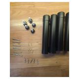 Pintuson 4 Pack Table Leg Extenders - 3 Levels Heights Adjustable Table Risers for Folding Tables, Rises 2/4/6 Inch, Suitable for Sewing Room, Puzzle Desk(Black) - Retail: $26 Pintuson 4 Pack Table Leg Extenders - 3 Levels Heights Adjustable Table Risers for Folding Tables, Rises 2/4/6 Inch, Suitable for Sewing Room, Puzzle Desk(Black) - Retail: $26