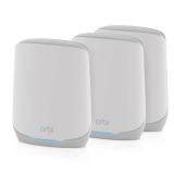 NETGEAR Orbi Whole Home Tri-Band WiFi 6 Mesh Network System (RBK663)  Router with 2 Satellite Extenders, Security Features, Coverage up to 6,600 sq. ft., 75 Devices - AX3800 (Up to 3.8Gbps) - Retail NETGEAR Orbi Whole Home Tri-Band WiFi 6 Mesh Network System (RBK663)  Router with 2 Satellite Extenders, Security Features, Coverage up to 6,600 sq. ft., 75 Devices - AX3800 (Up to 3.8Gbps) - Retail