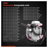 Carburetor Compatible with Arctic Cat 250 300 2x4 4x4 2001 2002 2003 2004 2005 RED GREEN #0470-448 Carb(Includes Air Filter and Fuel Valve Petcock with Spark Plug) MISSING PIECES  - Retail: $45 Carburetor Compatible with Arctic Cat 250 300 2x4 4x4 2001 2002 2003 2004 2005 RED GREEN #0470-448 Carb(Includes Air Filter and Fuel Valve Petcock with Spark Plug) MISSING PIECES  - Retail: $45