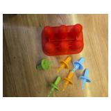 Miaowoof Silicone Popsicles Molds for Toddlers, 6-Cavity Non-BPA Premium Silicone Small Popsicle Molds, Ice Pop Mold with 6 Colorful Reusable Sticks for Kids (Red) - Retail: $13 Miaowoof Silicone Popsicles Molds for Toddlers, 6-Cavity Non-BPA Premium Silicone Small Popsicle Molds, Ice Pop Mold with 6 Colorful Reusable Sticks for Kids (Red) - Retail: $13