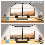 Micomlan Desk Lamp with Clamp, Architect Led Desk Lamp for Home Office with Remote Control, 24W Ultra Bright Auto Dimming Computer Light Adjustable Table Light for Working Workbench (Remote) - Retail: Micomlan Desk Lamp with Clamp, Architect Led Desk Lamp for Home Office with Remote Control, 24W Ultra Bright Auto Dimming Computer Light Adjustable Table Light for Working Workbench (Remote) - Retail: