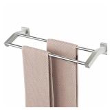 Alise Bath Double Towel Bars Towel Racks for Bathroom,Wall Mount Towel Holder Heavy Duty SUS304 Stainless Steel Towel Hanger Towel Rail,Brushed Nickel,20 Inch - Retail: $26 Alise Bath Double Towel Bars Towel Racks for Bathroom,Wall Mount Towel Holder Heavy Duty SUS304 Stainless Steel Towel Hanger Towel Rail,Brushed Nickel,20 Inch - Retail: $26