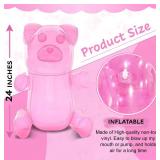 Candyland Party Decorations - 24-Inch Tall Inflatable Gummy Bears - 6 Pack - Vibrant Colors for Candy Themed Parties - Retail: $30 Candyland Party Decorations - 24-Inch Tall Inflatable Gummy Bears - 6 Pack - Vibrant Colors for Candy Themed Parties - Retail: $30