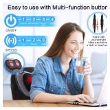 Papillon Shiatsu Back and Neck Massager with Heat, Deep Tissue Kneading,Electric Massage Pillow for Back,Shoulders,Legs,Foot,Body Muscle Pain Relief,Use at Home,Car,Office - Retail: $38 Papillon Shiatsu Back and Neck Massager with Heat, Deep Tissue Kneading,Electric Massage Pillow for Back,Shoulders,Legs,Foot,Body Muscle Pain Relief,Use at Home,Car,Office - Retail: $38