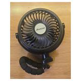 AMACOOL Battery Operated Stroller Fan Flexible Tripod Clip On Fan with 3 Speeds and Rotatable Handheld Personal Fans for Car Seat Crib Bike Treadmill (Black) - Retail: $30 AMACOOL Battery Operated Stroller Fan Flexible Tripod Clip On Fan with 3 Speeds and Rotatable Handheld Personal Fans for Car Seat Crib Bike Treadmill (Black) - Retail: $30