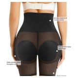 Irisnaya Women Shapewear Control Panties Body Shaper Butt Lifter Padded Hip Enhancer Seamless Underwear Hi- Waist Trainer Short (3X-Large, Black) NEEDS WASHED - Retail: $26 Irisnaya Women Shapewear Control Panties Body Shaper Butt Lifter Padded Hip Enhancer Seamless Underwear Hi- Waist Trainer Short (3X-Large, Black) NEEDS WASHED - Retail: $26