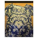 Navy Blue Floral Print Summer Dress Medium  - Retail: $35 Navy Blue Floral Print Summer Dress Medium  - Retail: $35