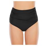 High Waisted Bikini Bottoms Tummy Control Swimsuits Bathing Suit Bottoms Swimwear for Women Solid Black 18-20 2X - Retail: $13 High Waisted Bikini Bottoms Tummy Control Swimsuits Bathing Suit Bottoms Swimwear for Women Solid Black 18-20 2X - Retail: $13