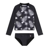Hurley Long Sleeve Rash Guard 2-Piece Swimsuit Size 8 Child - Retail: $24 Hurley Long Sleeve Rash Guard 2-Piece Swimsuit Size 8 Child - Retail: $24
