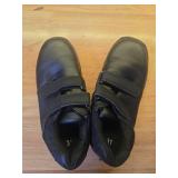 *Stock Photo Approximate* Black Leather Hook-and-Loop Boys School Shoes Size 31 - Retail: $15 *Stock Photo Approximate* Black Leather Hook-and-Loop Boys School Shoes Size 31 - Retail: $15