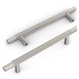 Amerdeco 10 Pack Brushed Satin Nickel Knurled Cabinet Pulls 5 Inch Hole Centers Kitchen Cabinet Handles Hardware Kitchen Handles for Cabinets Handles IH0006
 - Retail: $40 Amerdeco 10 Pack Brushed Satin Nickel Knurled Cabinet Pulls 5 Inch Hole Centers Kitchen Cabinet Handles Hardware Kitchen Handles for Cabinets Handles IH0006
 - Retail: $40