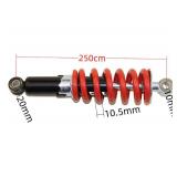 Trkimal 980LB Rear Shock Absorber, 240mm/250mm/260mm/270mm Shock Absorber Suspension Spring Sensa-Trac Load for SDG SSR Pitster Lifan 110cc 125cc 140cc 200cc 250cc Pit Dirt Bike ATV (250MM) - Retail:  Trkimal 980LB Rear Shock Absorber, 240mm/250mm/260mm/270mm Shock Absorber Suspension Spring Sensa-Trac Load for SDG SSR Pitster Lifan 110cc 125cc 140cc 200cc 250cc Pit Dirt Bike ATV (250MM) - Retail:
