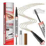 Microblading Eyebrow Pencil,QIC Eyebrow 4 Tip Brow Pencil,Waterproof 2-in-1 Brow Pen and Sealing Brow Gel Contouring Pen for Natural Looking Eyebrows(Light Brown) - Retail: $9 Microblading Eyebrow Pencil,QIC Eyebrow 4 Tip Brow Pencil,Waterproof 2-in-1 Brow Pen and Sealing Brow Gel Contouring Pen for Natural Looking Eyebrows(Light Brown) - Retail: $9