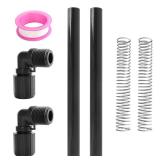 Chlorinator Parts 320 and 322 for Pentair Rainbow Auto Feeder Replaces R172272 1/2-inch NPT 90-Degree Tube Connector, R172091 5/8\ OD Tube, R171097 Tube Support, Plumbers Tape USED - Retail: $20 Chlorinator Parts 320 and 322 for Pentair Rainbow Auto Feeder Replaces R172272 1/2-inch NPT 90-Degree Tube Connector, R172091 5/8\ OD Tube, R171097 Tube Support, Plumbers Tape USED - Retail: $20