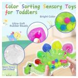 2pcs Color Sorting Sensory Toys for Toddlers 3-5, Preschool Learning Activities Fine Motor Skills Travel Toy for 3 4 5 Year Old, Montessori Dinosaur Autism Quiet Fidget Toys for Kids Girls Boys - Reta 2pcs Color Sorting Sensory Toys for Toddlers 3-5, Preschool Learning Activities Fine Motor Skills Travel Toy for 3 4 5 Year Old, Montessori Dinosaur Autism Quiet Fidget Toys for Kids Girls Boys - Reta
