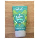 OLLY Revive Body Scrub with Magnesium, Electrolytes and Vitamin B12 Nourishing Cleanser for Skin Exfoliation, Barrier Repair, Refreshing Nerolidew Scent, 6 oz - Retail: $10 OLLY Revive Body Scrub with Magnesium, Electrolytes and Vitamin B12 Nourishing Cleanser for Skin Exfoliation, Barrier Repair, Refreshing Nerolidew Scent, 6 oz - Retail: $10