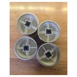 Mudder 4 Pieces Gas Grill Knob BBQ Control Knobs Replacement Rotating Switch Gas Stove Cooker Chrome Control Knob with D Valve Stainless Steel Round Knob for Gas Grill Stove Party - Retail: $10 Mudder 4 Pieces Gas Grill Knob BBQ Control Knobs Replacement Rotating Switch Gas Stove Cooker Chrome Control Knob with D Valve Stainless Steel Round Knob for Gas Grill Stove Party - Retail: $10