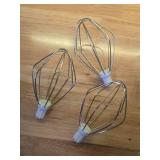 Touri Stainless Steel Wire Whips for Bosch Mixer, 3-Pack, Silver, 2 x 4 x 6 Inches - Retail: $20 Touri Stainless Steel Wire Whips for Bosch Mixer, 3-Pack, Silver, 2 x 4 x 6 Inches - Retail: $20