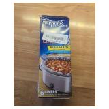 Reynolds Kitchens Slow Cooker Liners, Regular (Fits 3-8 Quarts), 6 Count - Retail: $4 Reynolds Kitchens Slow Cooker Liners, Regular (Fits 3-8 Quarts), 6 Count - Retail: $4