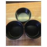 HUAKENER 6 Inch Cake Pan - Set of 3 Round Cake Pans with 100 Pieces Parchment Paper, Non-stick Cake Baking Pans, Dishwasher Safe - Retail: $15 HUAKENER 6 Inch Cake Pan - Set of 3 Round Cake Pans with 100 Pieces Parchment Paper, Non-stick Cake Baking Pans, Dishwasher Safe - Retail: $15