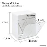 Artilife Bathroom Qtip Holder Canisters for Swabs and Balls, Vanity Countertop Storage Organizer (1 Pack) - Retail: $7 Artilife Bathroom Qtip Holder Canisters for Swabs and Balls, Vanity Countertop Storage Organizer (1 Pack) - Retail: $7