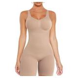 VVX Shorts Bodysuit for Women Tummy Control Shapewear Seamless Sexy Butt Lifting Workout Bodycon One Piece Short Jumpsuit - Nude XL/XXL - Retail: $13 VVX Shorts Bodysuit for Women Tummy Control Shapewear Seamless Sexy Butt Lifting Workout Bodycon One Piece Short Jumpsuit - Nude XL/XXL - Retail: $13