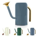 *Dented on One Side, See Photo* 0.6 Gallon Metal Watering Can with Brass Colored Removable Spout and Handle, Nice Galvanized Steel Water Can with Cactus Design for Indoor and Outdoor Plants *Dented on One Side, See Photo* 0.6 Gallon Metal Watering Can with Brass Colored Removable Spout and Handle, Nice Galvanized Steel Water Can with Cactus Design for Indoor and Outdoor Plants