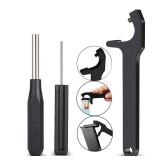 Urgeeo Glock Front Sight Tool Kit, Pin Punch Tool Magazine Disassembly Tools for Glock 19 17 25 26 27 43 - Retail: $7 Urgeeo Glock Front Sight Tool Kit, Pin Punch Tool Magazine Disassembly Tools for Glock 19 17 25 26 27 43 - Retail: $7