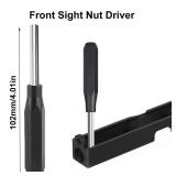 Urgeeo Glock Front Sight Tool Kit, Pin Punch Tool Magazine Disassembly Tools for Glock 19 17 25 26 27 43 - Retail: $7 Urgeeo Glock Front Sight Tool Kit, Pin Punch Tool Magazine Disassembly Tools for Glock 19 17 25 26 27 43 - Retail: $7