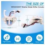 2025 New Upgraded WH03X30517 Washer Mode Shifter Actuator and WH01X27538 Washer Drive Belt and WH05X24185 Washing Machine Clutch and WH01X24434 Washer Spring for GE - Retail: $31 2025 New Upgraded WH03X30517 Washer Mode Shifter Actuator and WH01X27538 Washer Drive Belt and WH05X24185 Washing Machine Clutch and WH01X24434 Washer Spring for GE - Retail: $31