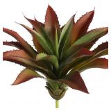 JUSTOYOU Large Artificial Succulents Aloe Plants Real Touch Fake Flowers Unpotted for Home Wedding Festival Arrangement (1, Green-Red) - Retail: $20 JUSTOYOU Large Artificial Succulents Aloe Plants Real Touch Fake Flowers Unpotted for Home Wedding Festival Arrangement (1, Green-Red) - Retail: $20