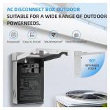 *Fuse Not Included* CHGAOY 30 Amp AC Disconnect Switch Outdoor 120/240VAC Pull Out Switch Waterproof Metal Box for Air Conditioning Fused - Retail: $106 *Fuse Not Included* CHGAOY 30 Amp AC Disconnect Switch Outdoor 120/240VAC Pull Out Switch Waterproof Metal Box for Air Conditioning Fused - Retail: $106
