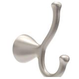 Delta ARV35-DN Arvo Double Towel Hook Bath Hardware Accessory in Brushed Nickel - Retail: $13 Delta ARV35-DN Arvo Double Towel Hook Bath Hardware Accessory in Brushed Nickel - Retail: $13