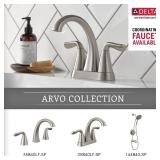 Delta ARV35-DN Arvo Double Towel Hook Bath Hardware Accessory in Brushed Nickel - Retail: $13 Delta ARV35-DN Arvo Double Towel Hook Bath Hardware Accessory in Brushed Nickel - Retail: $13
