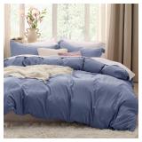 *Pillow Shams ONLY* Set of 2 Slate Blue Bedsure PIllow Shams *Pillow Shams ONLY* Set of 2 Slate Blue Bedsure PIllow Shams