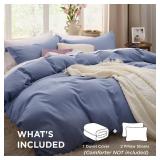 *Pillow Shams ONLY* Set of 2 Slate Blue Bedsure PIllow Shams *Pillow Shams ONLY* Set of 2 Slate Blue Bedsure PIllow Shams