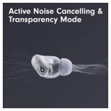 *Buds ONLY* Beats Studio Buds + | True Wireless Noise Cancelling Earbuds, Enhanced Apple and Android Compatibility, Built-in Microphone, Sweat Resistant Bluetooth Headphones, Spatial Audio - Transpare *Buds ONLY* Beats Studio Buds + | True Wireless Noise Cancelling Earbuds, Enhanced Apple and Android Compatibility, Built-in Microphone, Sweat Resistant Bluetooth Headphones, Spatial Audio - Transpare