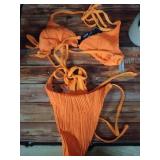 Zaful Two Piece Bathing Suit Orange S - Retail: $25 Zaful Two Piece Bathing Suit Orange S - Retail: $25