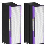 FLT4850PT H13 True HEPA Replacement filter B, compatible with Guardian AC4850PT AC4825 AC4900 CDAP4500AC4300, Pack of 2 HEPA Filter and 6 Carbon Pre-Filters - Retail: $26 FLT4850PT H13 True HEPA Replacement filter B, compatible with Guardian AC4850PT AC4825 AC4900 CDAP4500AC4300, Pack of 2 HEPA Filter and 6 Carbon Pre-Filters - Retail: $26