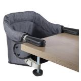 Hook on High Chair for Babies and Toddlers 6-36 Months, Portable and Foldable for Home and Travel, Baby Feeding Chair - Setup in Seconds - Includes Carry Bag (Grey) - Retail: $60 Hook on High Chair for Babies and Toddlers 6-36 Months, Portable and Foldable for Home and Travel, Baby Feeding Chair - Setup in Seconds - Includes Carry Bag (Grey) - Retail: $60