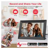 Frameo 10.1 Inch WiFi Digital Picture Frame, Smart Cloud Electronic Photo Frame with HD IPS Touch Screen Slideshow 32GB Memory Auto-Rotate Wall Mount, Share Photos/Videos from Phone by Frameo App - Re Frameo 10.1 Inch WiFi Digital Picture Frame, Smart Cloud Electronic Photo Frame with HD IPS Touch Screen Slideshow 32GB Memory Auto-Rotate Wall Mount, Share Photos/Videos from Phone by Frameo App - Re