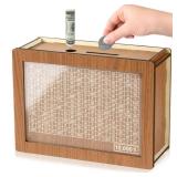 10000 Savings Challenge Box, Money Saver Box 10k Smash, Wooden Digital Save Piggy Bank for Adults Kids, Cash Vault Wooden Savings 10,000 Dollar, Caja De Ahorros, Cashbox Kakeibo - Retail: $10 10000 Savings Challenge Box, Money Saver Box 10k Smash, Wooden Digital Save Piggy Bank for Adults Kids, Cash Vault Wooden Savings 10,000 Dollar, Caja De Ahorros, Cashbox Kakeibo - Retail: $10