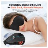 LitBear Sleep Mask for Side Sleeper Women Men, Eye Mask for Sleeping Light Blocking, 3D Contoured Cup Sleeping Mask, Soft Breathable Sleep Eye Mask with Adjustable Elastic Strap for Travel - Retail: $ LitBear Sleep Mask for Side Sleeper Women Men, Eye Mask for Sleeping Light Blocking, 3D Contoured Cup Sleeping Mask, Soft Breathable Sleep Eye Mask with Adjustable Elastic Strap for Travel - Retail: $