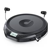 Gueray CD Player Portable CD Discman: with Earphones Portable CD Player for Car with Anti-Skip Shockproof Personal CD Player with LCD Display Support PROG Memory Function Repeat Playback Sound - Retai Gueray CD Player Portable CD Discman: with Earphones Portable CD Player for Car with Anti-Skip Shockproof Personal CD Player with LCD Display Support PROG Memory Function Repeat Playback Sound - Retai