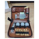 Jiskan Golf Gifts for Men and Women, Golf Accessories Set with Hi-End Case, Golf Balls, Rangefinder, Golf Tees, Brush, Multifunctional Divot Knife, Scorer, Golf Ball Clamp - Retail: $40 Jiskan Golf Gifts for Men and Women, Golf Accessories Set with Hi-End Case, Golf Balls, Rangefinder, Golf Tees, Brush, Multifunctional Divot Knife, Scorer, Golf Ball Clamp - Retail: $40