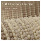 BSICPRO Bath Mat Rug for Bathroom Non Slip 17 x 24 Inches Water Absorbent Chenille Floor Mats Machine Washable (Light Taupe and Cream) - Retail: $13 BSICPRO Bath Mat Rug for Bathroom Non Slip 17 x 24 Inches Water Absorbent Chenille Floor Mats Machine Washable (Light Taupe and Cream) - Retail: $13