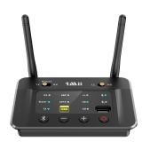 1Mii B03S Bluetooth 5.3 Transmitter Receiver for TV Home Stereo, Wireless Audio Adapters with Audiophile DAC, aptX Adaptive/LL/HD, Dual Link, Optical RCA AUX 3.5mm Inputs/Outputs - Retail: $80 1Mii B03S Bluetooth 5.3 Transmitter Receiver for TV Home Stereo, Wireless Audio Adapters with Audiophile DAC, aptX Adaptive/LL/HD, Dual Link, Optical RCA AUX 3.5mm Inputs/Outputs - Retail: $80